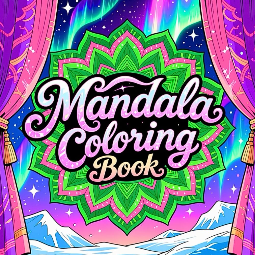Mandala Coloring Book for Adult Calm Balance and Creative Relaxation Featuring Elegant Mandala Artwork for Stress Relief Mindfulness and Artistic Expression