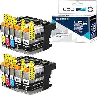 LCL Compatible for Brother LC203XL LC201XL LC201 LC203 LC203BK LC203C LC203M LC203Y XL High Yield(10-Pack 4Black 2Cyan 2Magenta 2Yellow) Ink Cartridge for Brother MFC-J4320DW J4420DW J4620DW