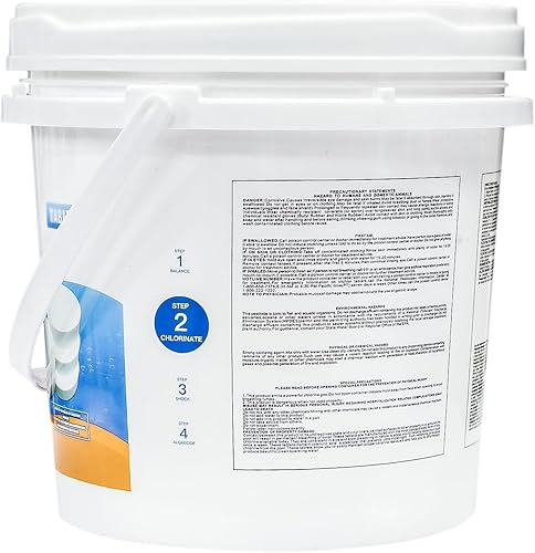 Miniatura 2 de Pastillas de cloro de 3 pulgadas y 5 libras, TABIT - Pastillas de cloración de larga duración para piscina, de disolución lenta, Tri-Cloro para