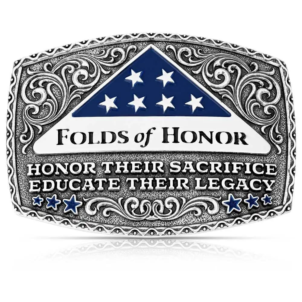 Montana Silversmiths Flag Series Attitude Western Belt Buckle