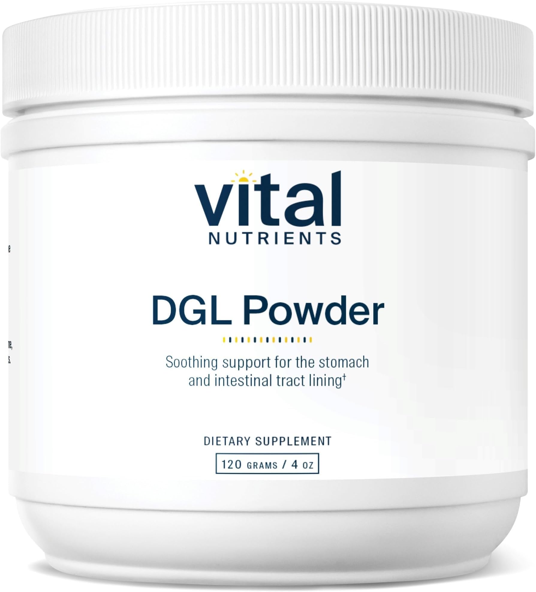 DGL Powder - Vegan DGL Licorice Root Extract to Support Healthy Stomach Lining and Digestive Tract* - Gluten, Dairy, Soy Free - Non-GMO - 120g