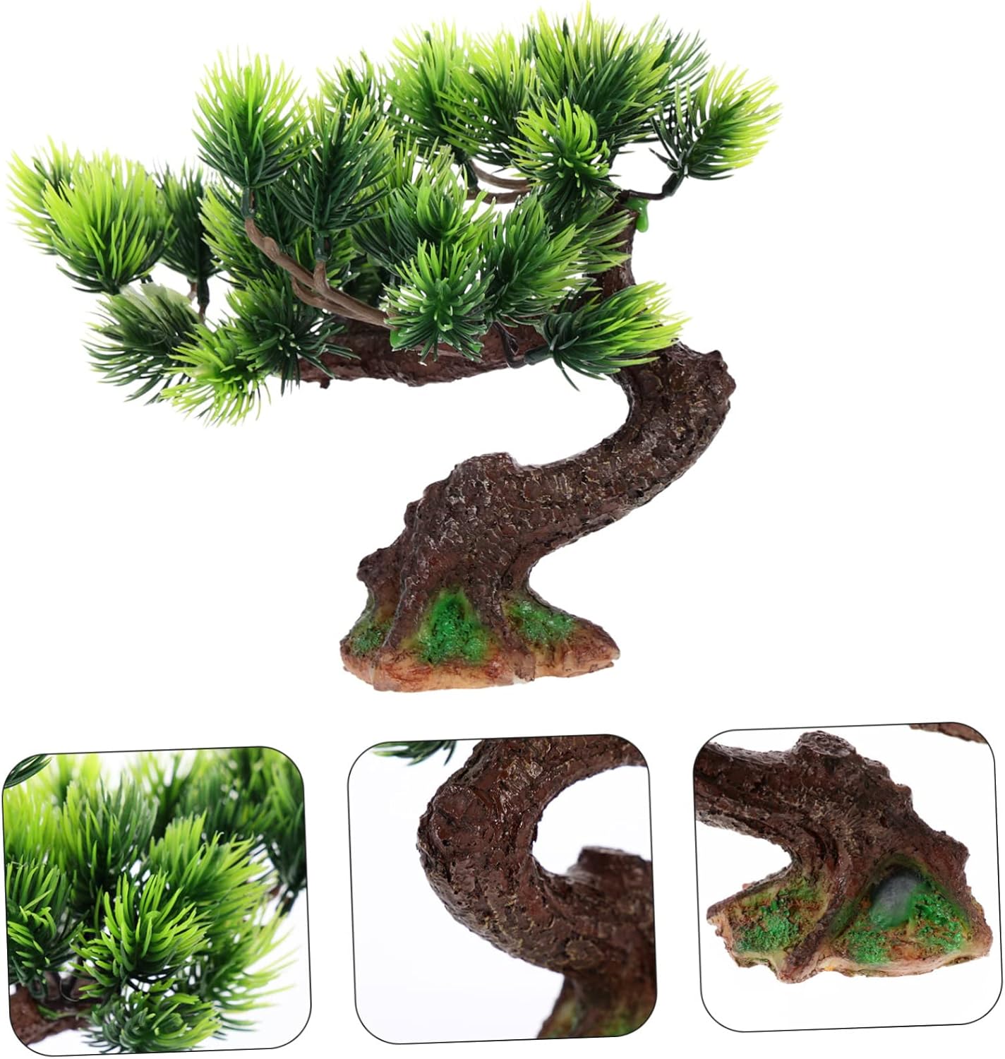 4pcs Fish Tank Landscaping Pine Tree Aquarium Pets Plants Aquarium Plant Artificial Fish Tank Pine Tree Artificial Pine Tree Artificial Plants Outdoor Fish Tan