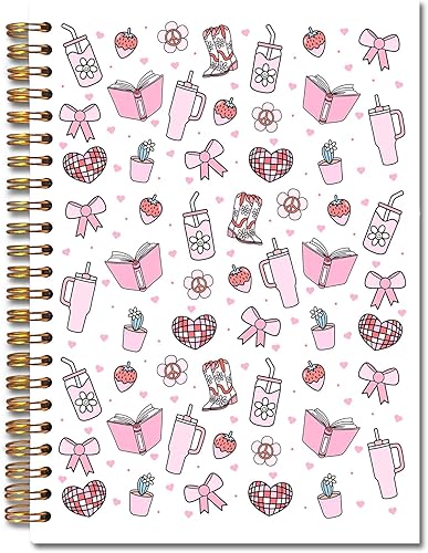 Miniatura 27 de Cuaderno Rosa de Estilo Oeste de JINYO, Diario con Sombreros de Vaquera Retro, Artículos de Oficina de Estilo Oeste, Regalos de Vaquera para