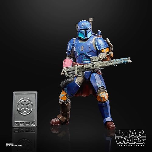 Miniatura 6 de STAR WARS The Black Series Credit Collection - Juguete Mandaloriano de infantería pesada de 6 pulgadas, figura coleccionable The Mandalorian, a