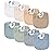 Konssy Muslin Baby Bibs 8 Pack Baby Bandana Drool Bibs Cotton for Unisex Boys and Girls, Soft Absorbent Set for Teething and Drooling