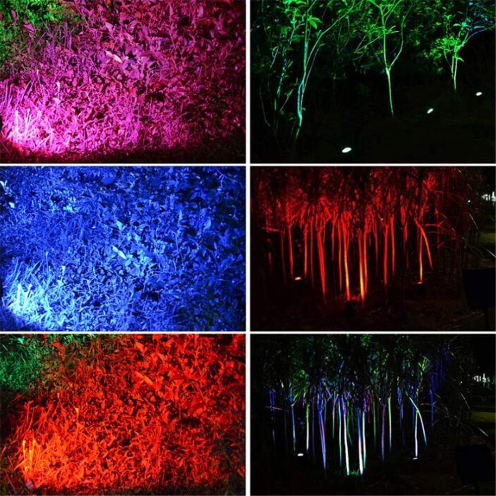 Luci dello stagno solare Luci dello stagno sommergibili Luci del paesaggio subacqueo IP65 Impermeabile per stagno Giardino Paesaggio Fontana Prato all'aperto