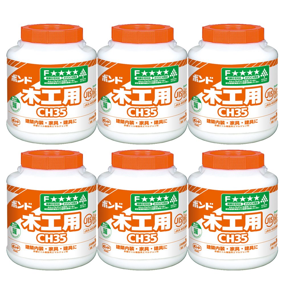 Amazon | コニシ ボンド 木工用(ポリ缶) CH35 3kg 6缶入り #40640