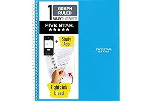 Five Star Graphing Paper Notebook: Your Go-to Study Companion