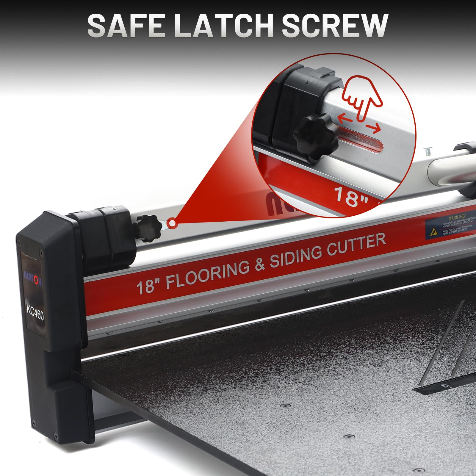 Laminat-Schneider 33cm Mit Ersatzklingen - Für Bodenbeläge Bis 13mm Stärke