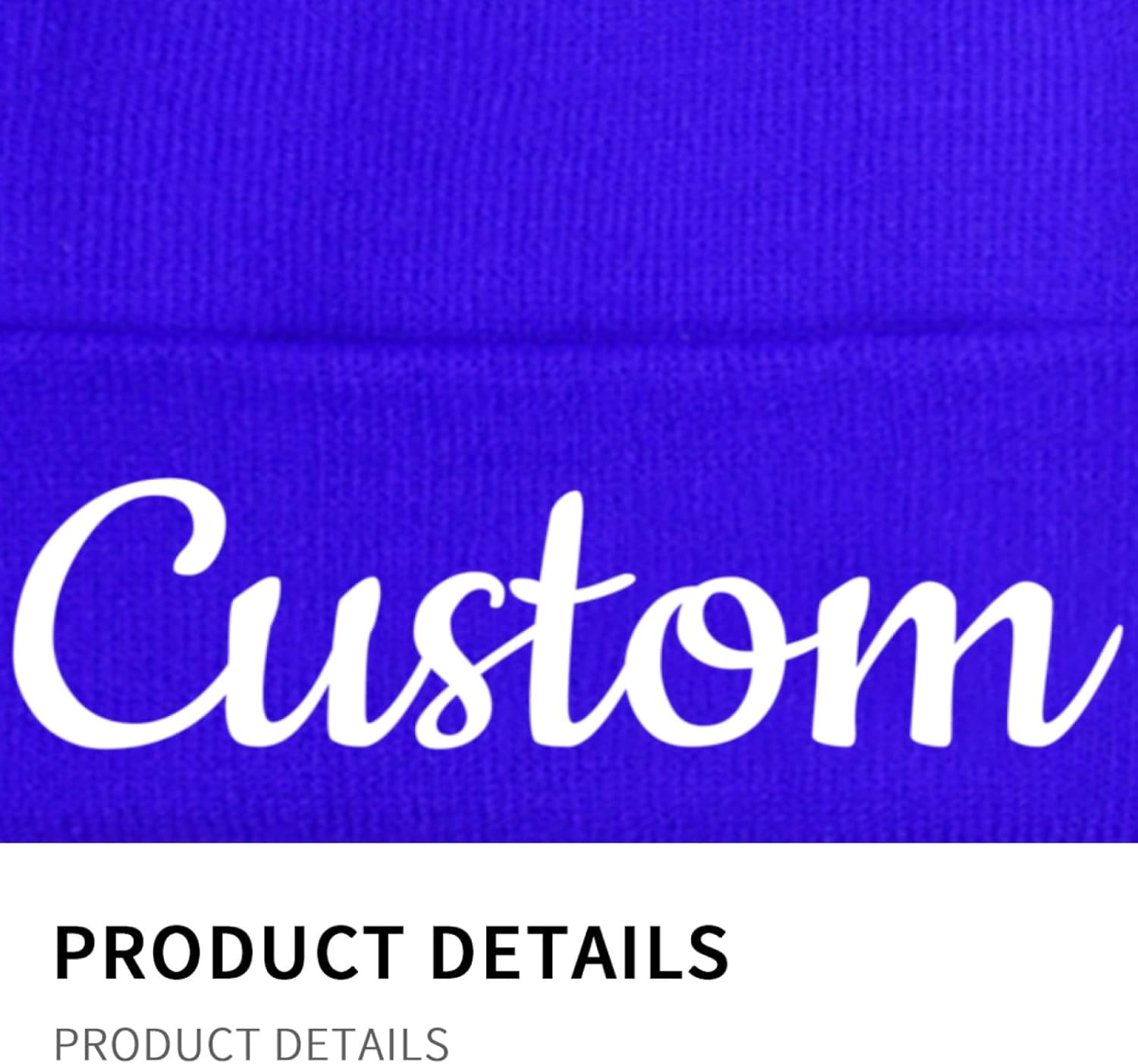 Custom Knitted Beanie Hat - Design Your Own Personalized Winter Hat for Men & Women Gifts - Image 5