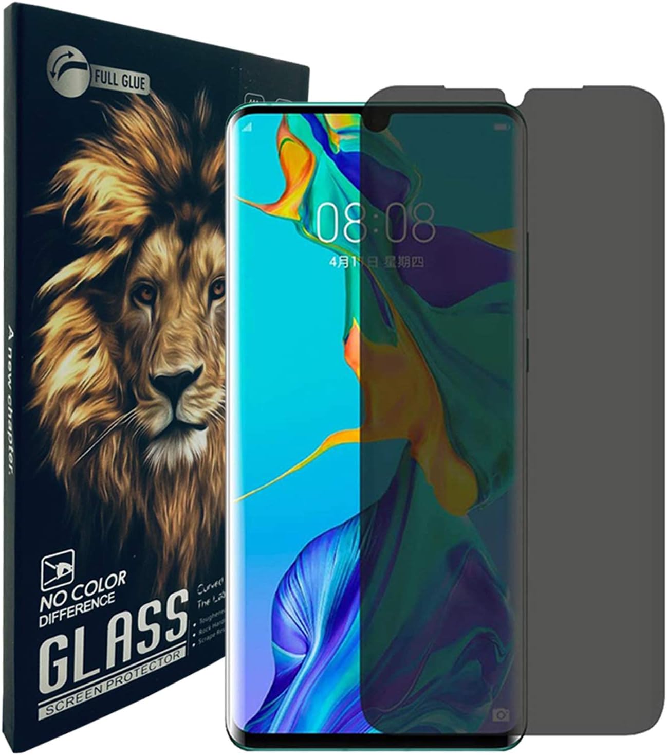 KABIOU Privacy Screen Protector for Huawei Mate40Pro Plus Mate40 30E Pro 5G 20X 20 Lite Mate30 Pro Film Full Coverage Anti-Spy Peep Scratch Tempered Glass Case Friendly,for Huawei Mate20X