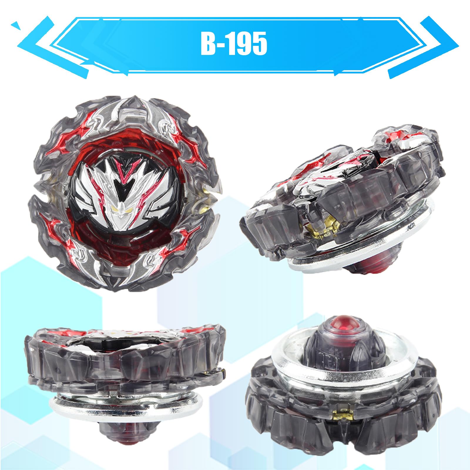 Gyroscope Turbos Kit toupie de Combat 4D Arena Metal Fusion avec Lanceur de Bataille, Coffret Cadeau (195+185)