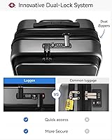 Amazon.com | LUGGEX Carry On Luggage 22x14x9 Airline Approved