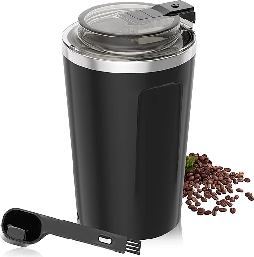 Coffee Grinder, Electric Espresso Coffee Bean Spices Grinder, Coffee