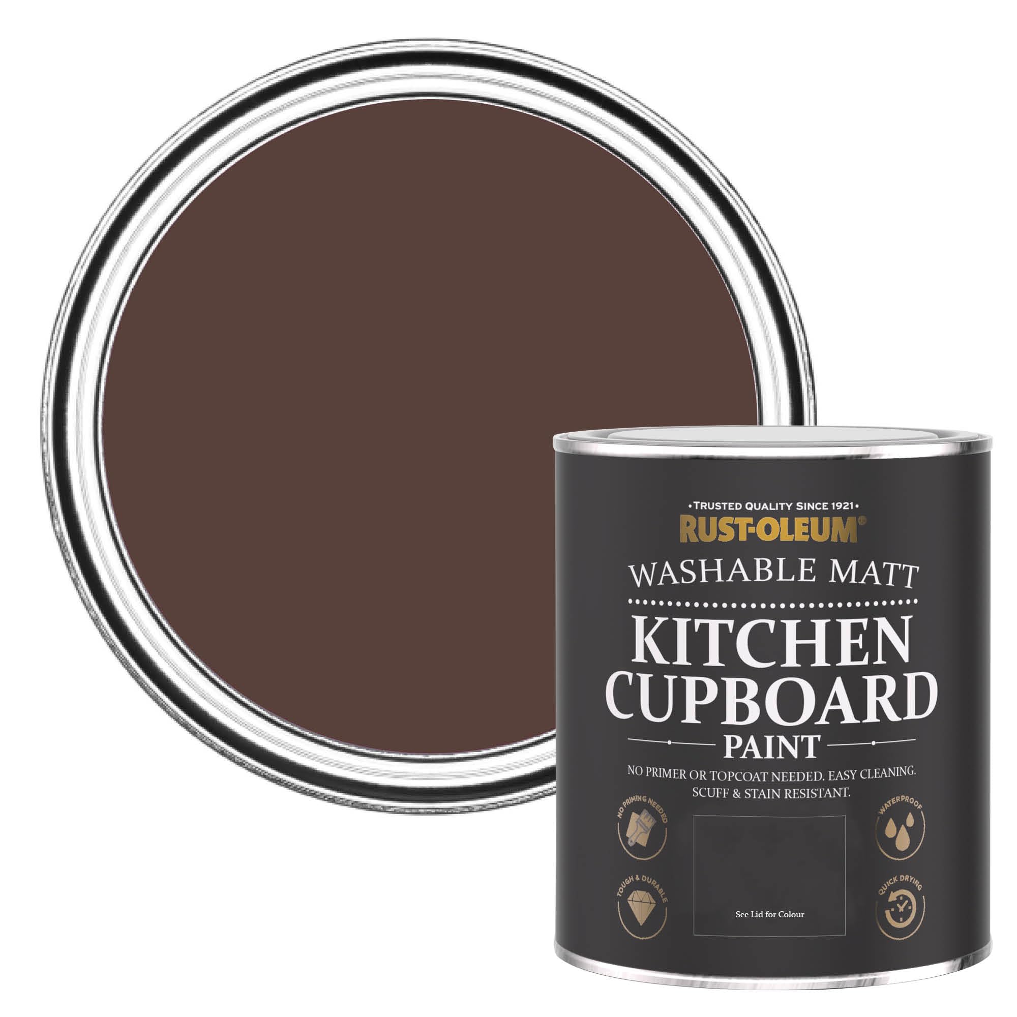 Rust-Oleum Valentina Matt Kitchen Cupboard Paint 750Ml from B&Q