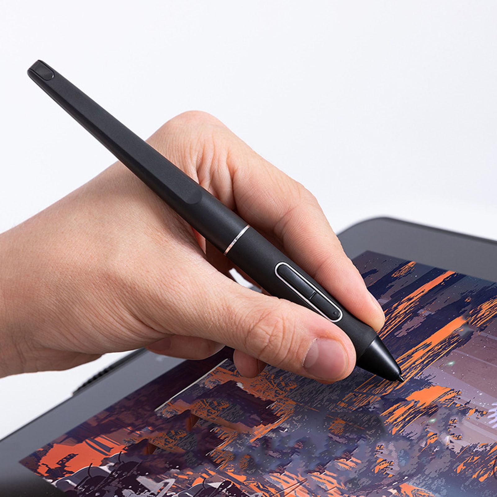 PW517 Digitale Grafik Tablet-Stylus mit 10 Ersatzspitzen, Schreibfedern für Kamvas 12, 13, 22, 24, Pro 16, KD200, G930L – Präzise, Leicht & Ergonomisch