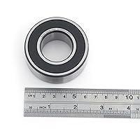 Vista 6 de XIKE 1 Pcs 3206-2RS/5206-2RS Sealed Angular Contact Ball Bearing 30x62x23.8mm Double Row, Fits DIY/CNC/Motor/Auto A/C, Water