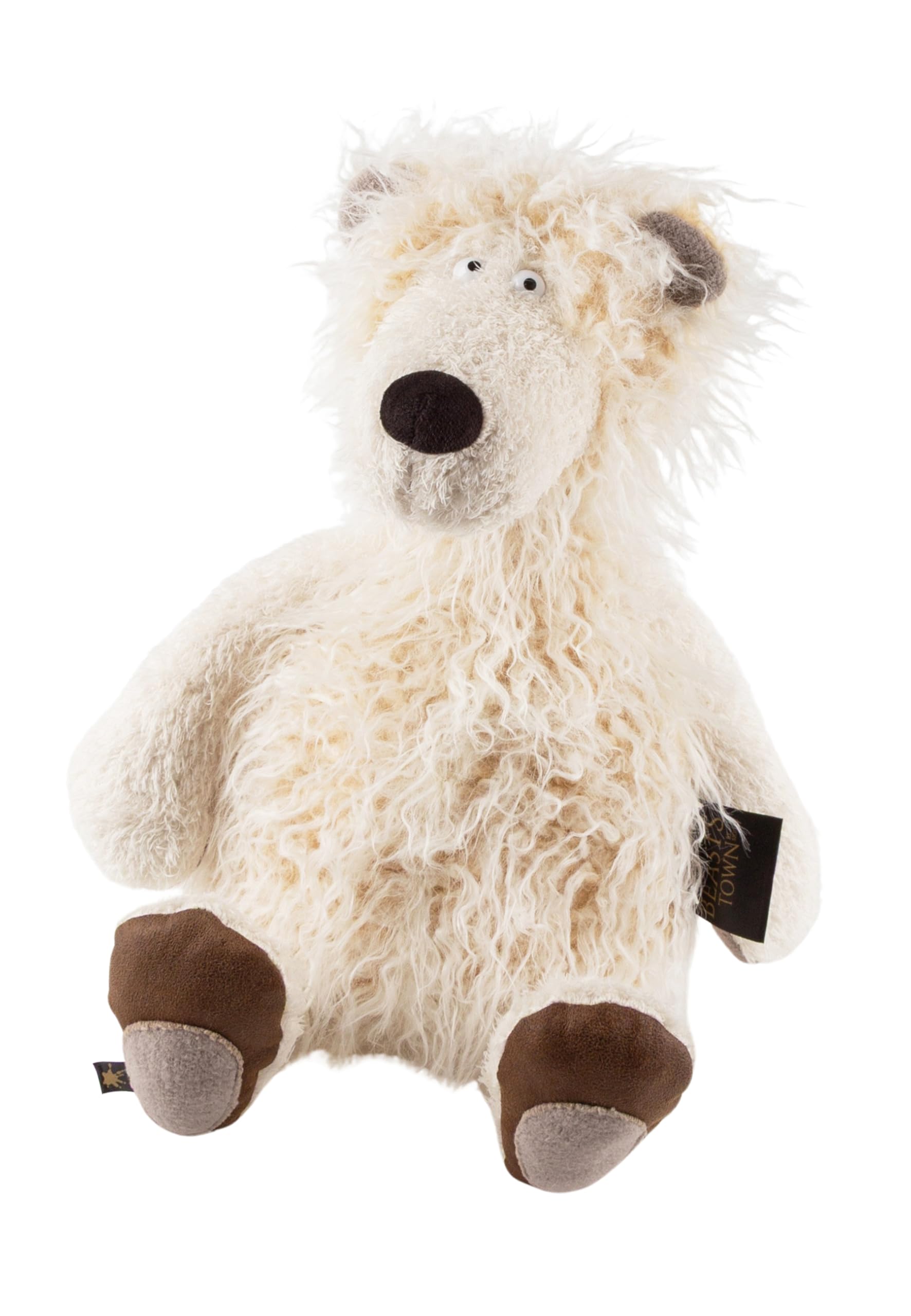 Sigikid 39607 Iky Piky BeastsTown Orso polare consigliato per ragazze ragazzi e adulti a partire dai 3 anni in su, crema/orso polare