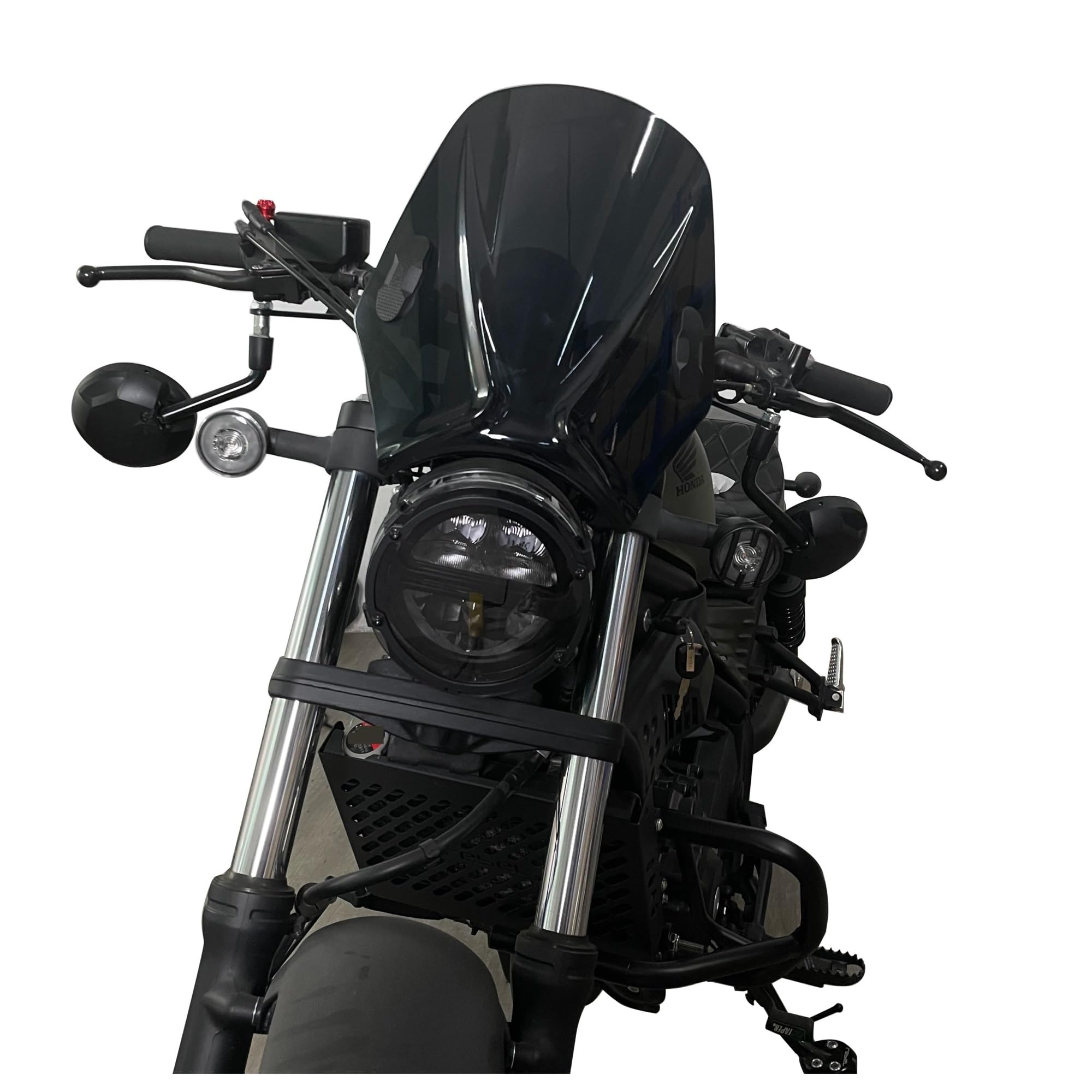 Bulle Haute Moto pour Moto SV650 SV 650 1999-2022 Pare-Brise Réglable(Black)