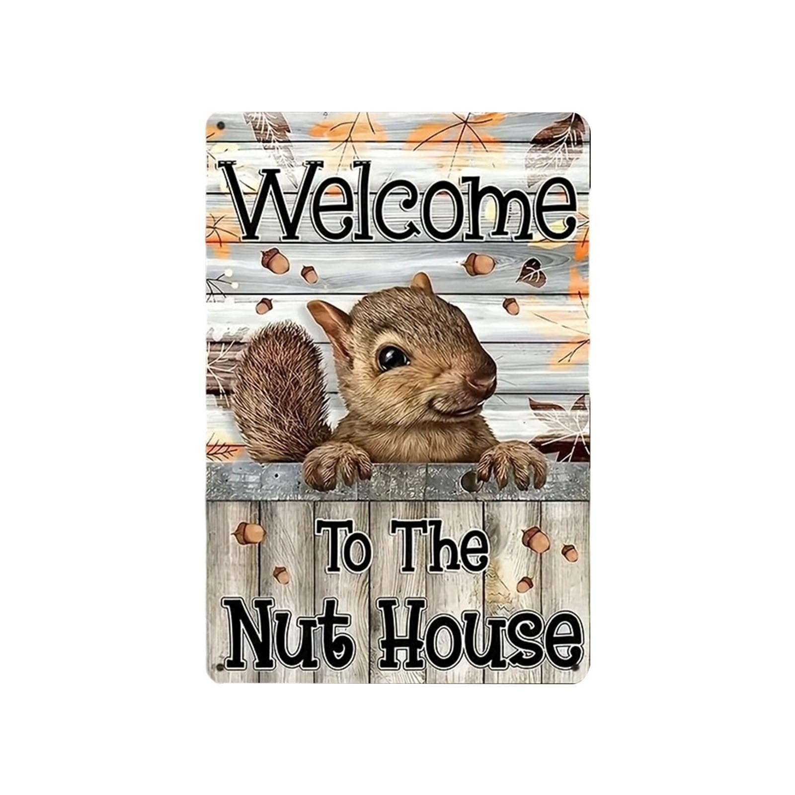 Qusinfc Iron Welcome Plaques Farmhouse Decoration with Pre Drilled Holes Easy to Hanging Perfect for Housewarming Gift Ranch Welcome Sign