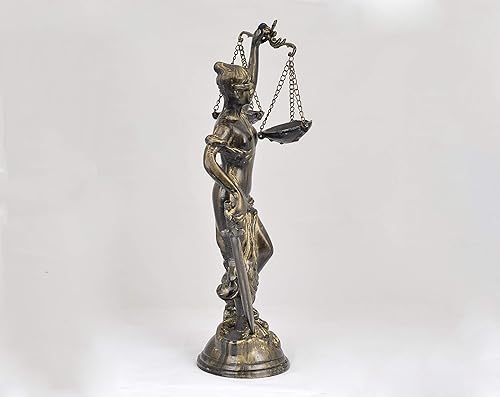 Miniatura 4 de CraftTR Justice Scales Decor, Sculptures Home Decor, Greek Mythology Decor, Lawyer Gifts For Women, Goddess Statue, Statues For Home Decor, Lady