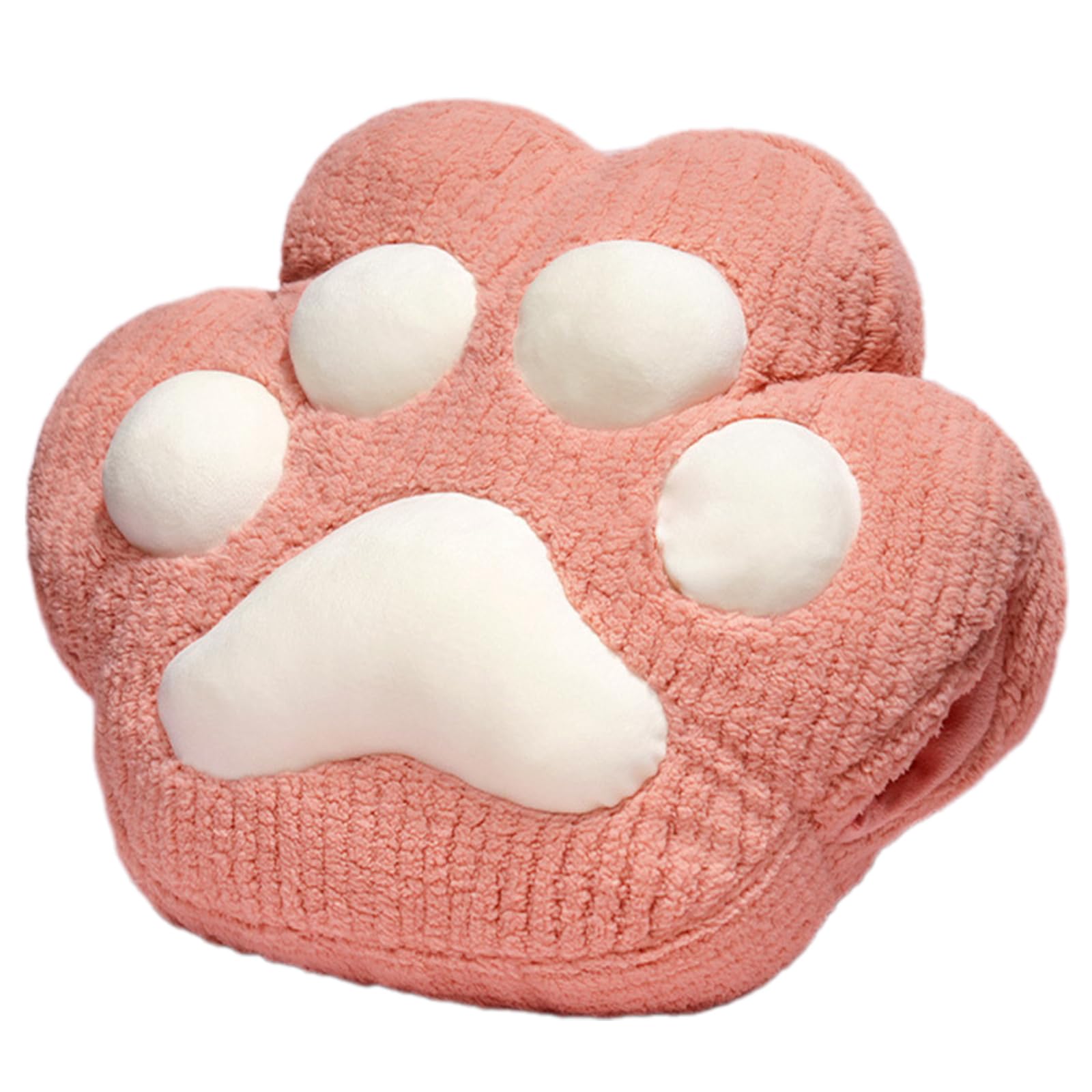 Nucelit Multifunctional Cats Paws Pillow 2 in 1 Hand Warmer Quilts for Naping Air Conditioning Blanket Folding Pillow Air Conditioning Blanket