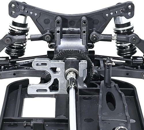 Miniatura 7 de Kit de chasis rodante en carretera a escala 110, 4 x 4, chasis de automóvil RC de grado Hobby para adultos, marco de automóvil RC personalizable