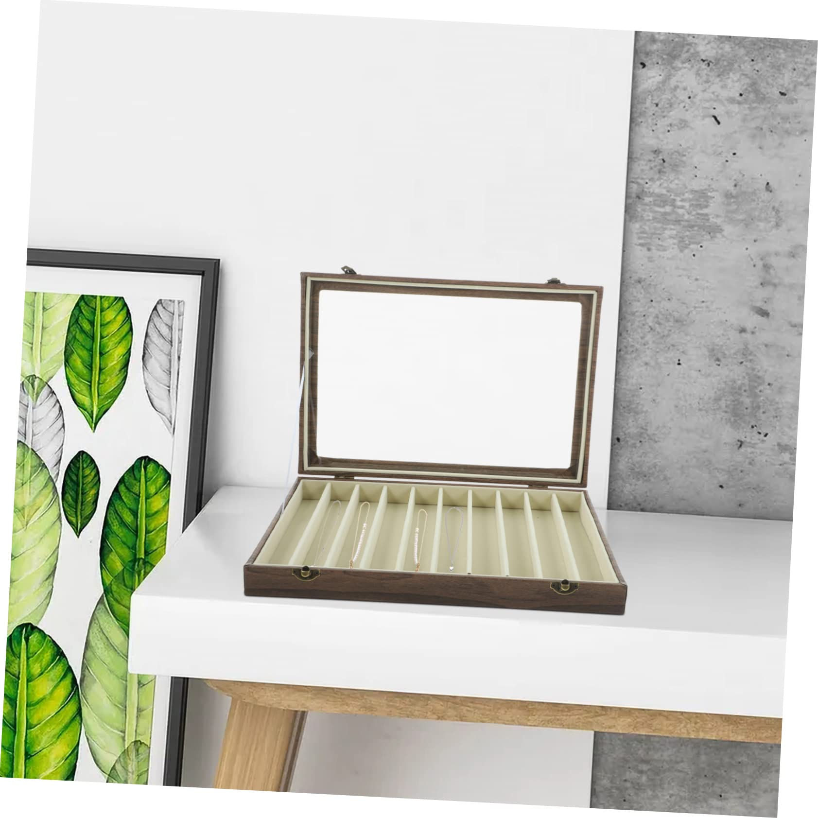 STOBAZA Boîte à Bijoux Transparente Couches Rotative