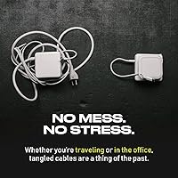 Vista 3 de Fuse Reel The Side Kick Organizador de cable plegable y accesorio de viaje, USB-C, compatible con cables de carga y adaptadores de MacBook y PC