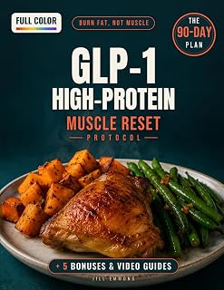GLP-1 High-Protein Muscle Reset Protocol: Small-Portion, Muscle-Saving Meals + a 90-Day Plan to Burn Fat, Boost Energy, and Silence Cravings — Without Weakness, Tracking, or Regaining Everything
