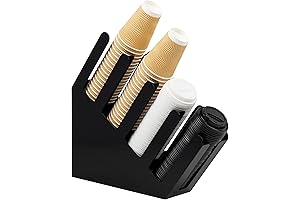 Mind Reader: Countertop Coffee and Tea Decorating Plastic Cup Holder