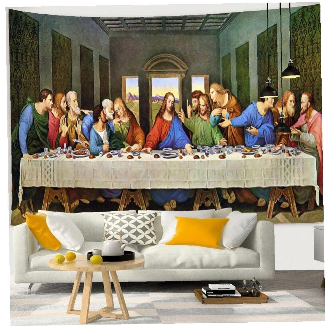 Amazon.co.jp: 最後の晩餐 タペストリー キリスト イエス イースター
