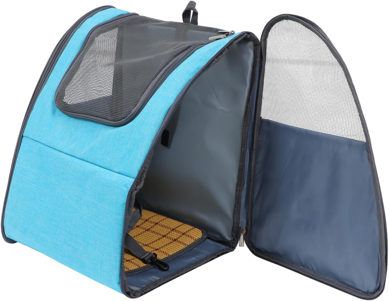 Zaino Pieghevole iplusmile per Trasporto Ventilato per Animali Domestici Design ergonomico per l’escursionismo Adatto per Chihuahua e altri animali