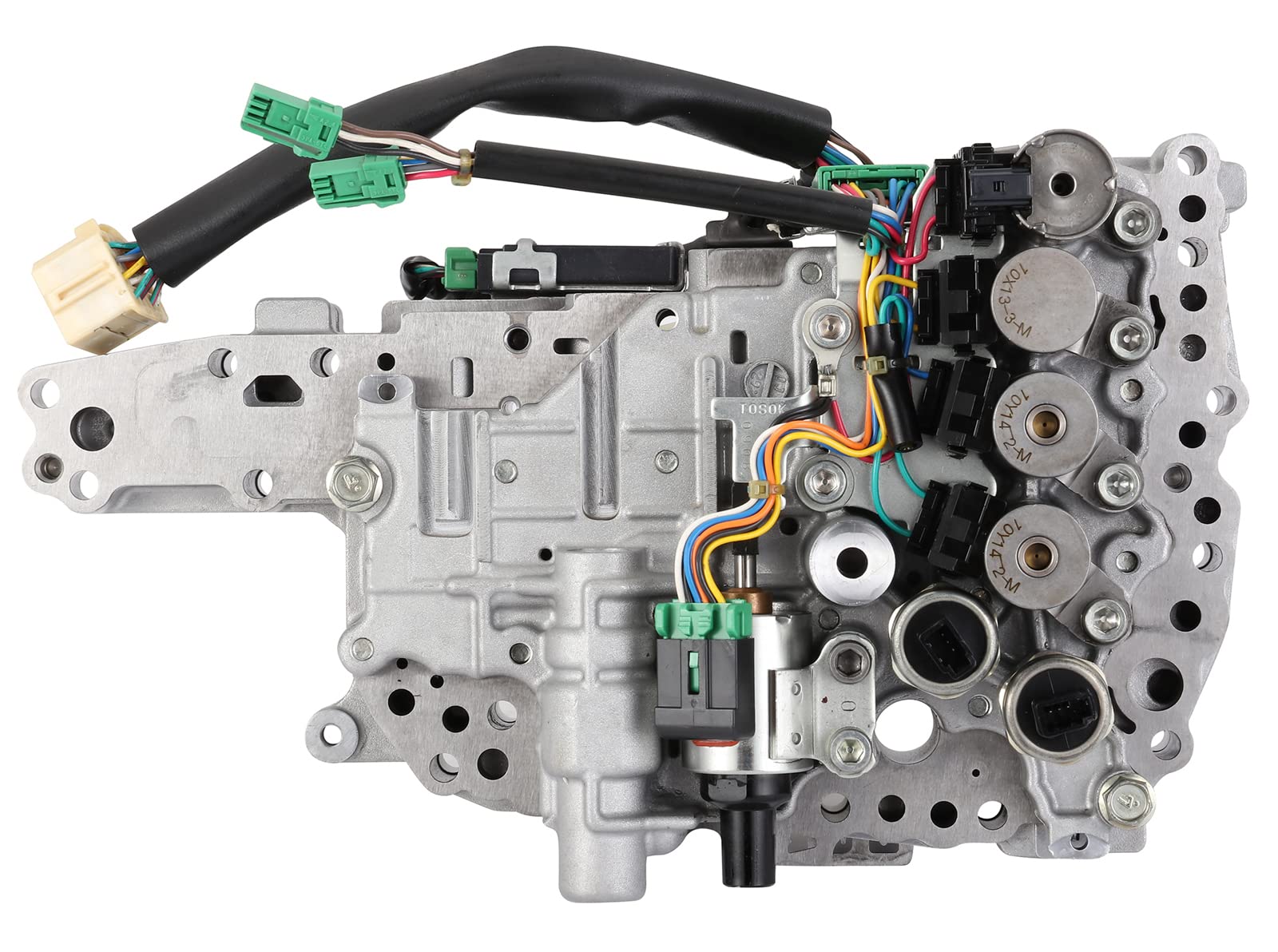 JF011E Valve Body with Solenoids Compatible with Je ep Compass Patriot Niss an Altima Rogue Sentra Dodge Caliber