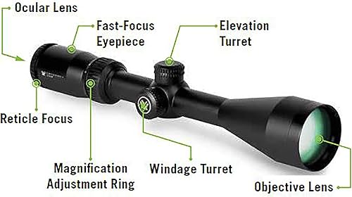 Miniatura 5 de Vortex Optics Crossfire II - Visor telescópico para rifle, segundo plano focal de 1 pulgada.