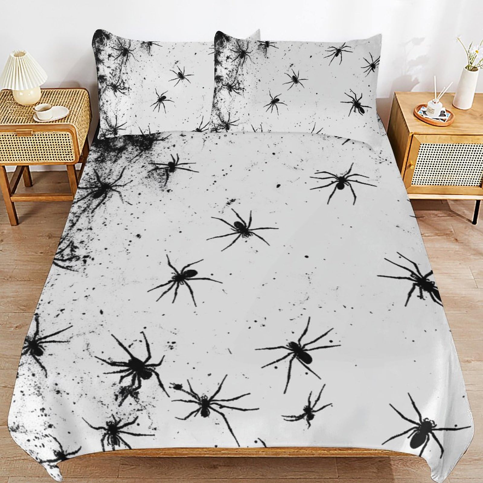 Housse de couette animaux pour enfants avec 2 taies 80x80cm