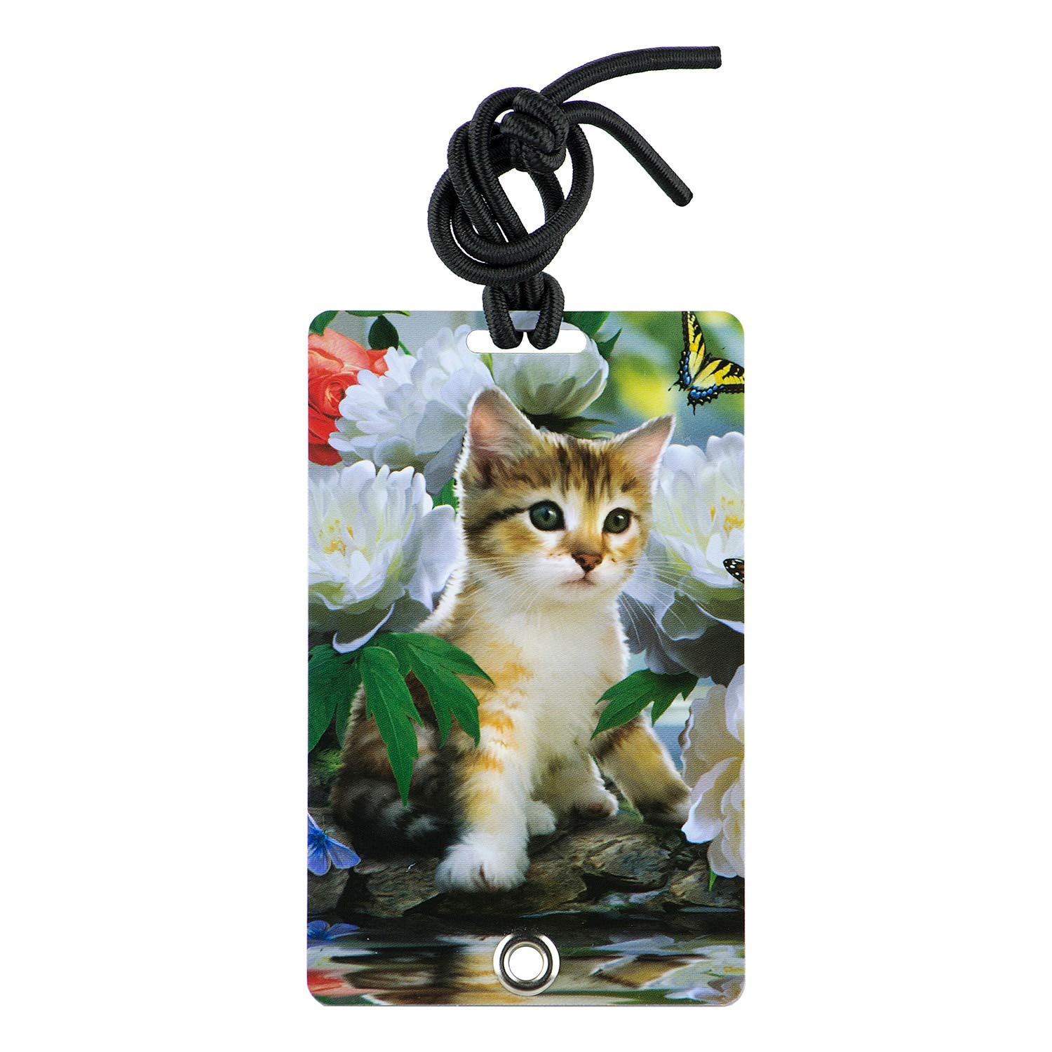 YaYtag Trendy ID Luggage Tags, Among The Peonies
