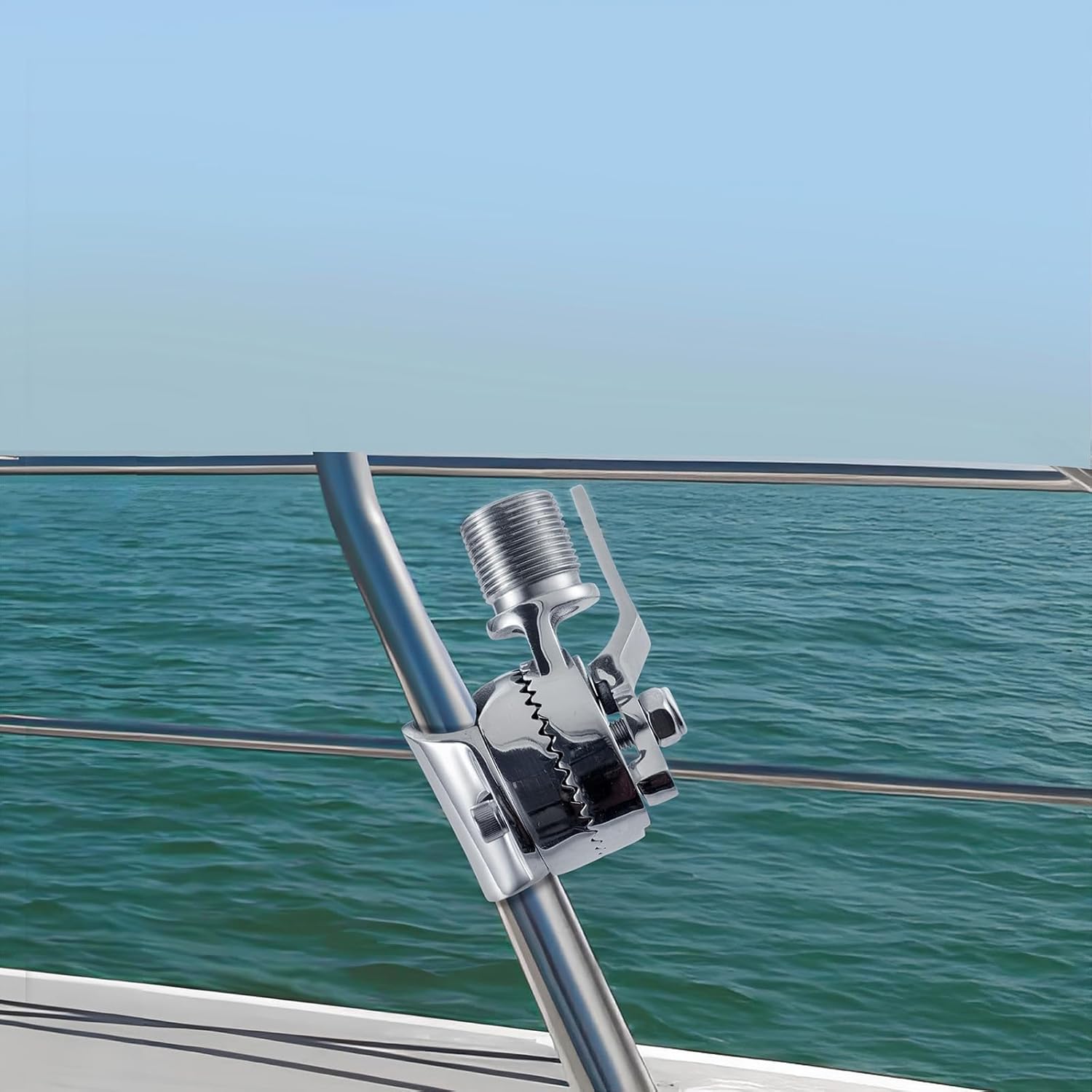 High Strength Stainless Steel Marine-Grade Adjustable Rail Mount for Starlink Mini Antenna, Specialized Perfect for Installation on Boats, Yachts, Sailboats, Eifagur
