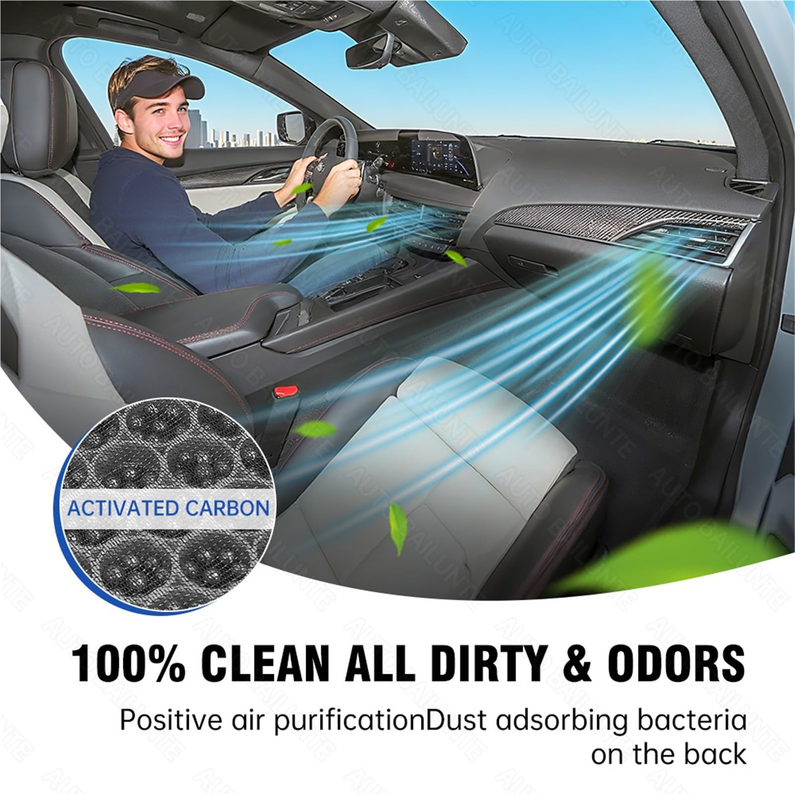 Filtro de aire 1 Uds. Para Cadillac ATS CT4 CT5 CT6 CTS XT4 XT5 XT6 XTS para Escalade LYRIQ Kit filtro aire acondicionado para coche Filtro de Habitáculo(CT6 2016-2020)