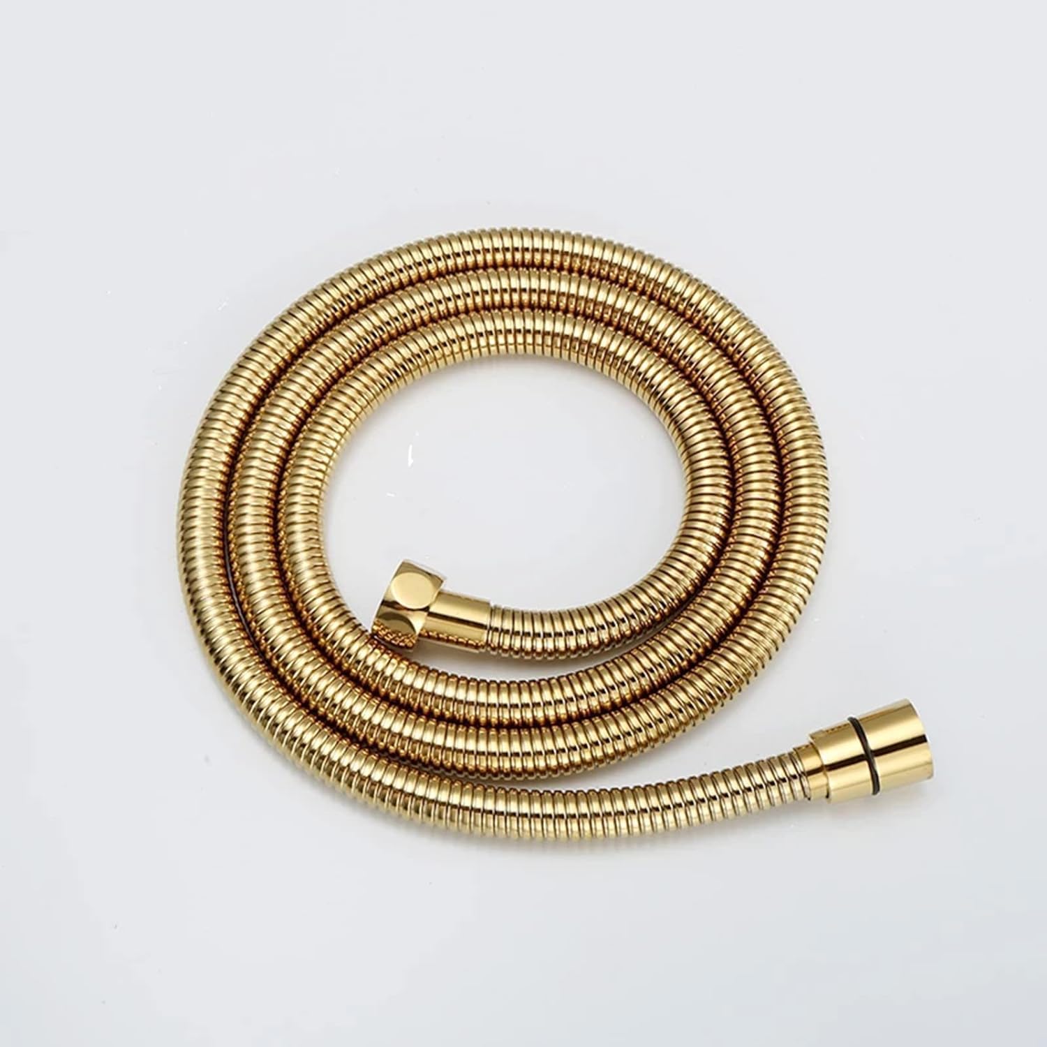 Gold Square Toilet Handheld Bidet Sprayer with 1.5m Stainless Steel Hose, Wall Mounted Brass Hot and Cold Toilet Hand Shower Kit Hygiene