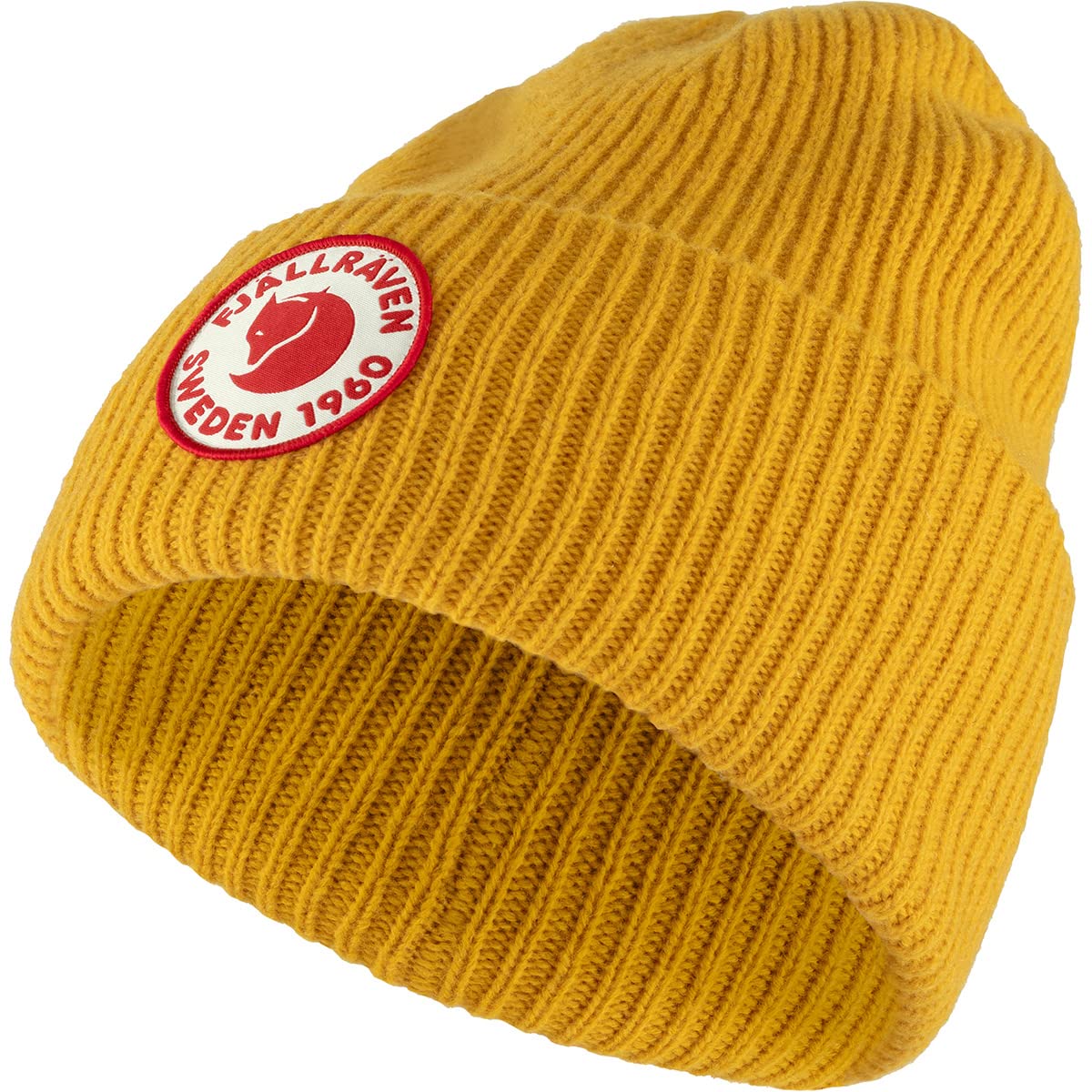 Fjallraven Unisex Yellow Fjällräven 1960 Logo Beanie