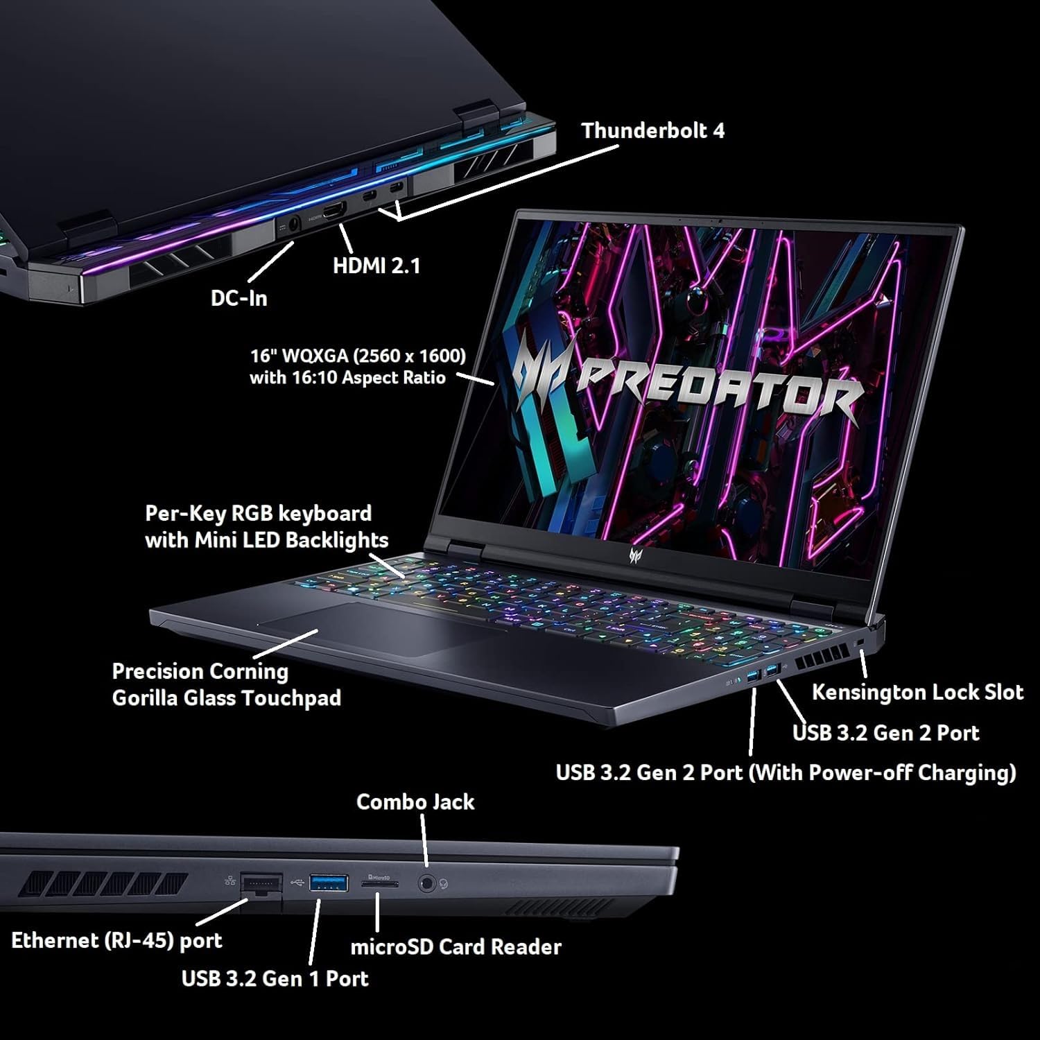 Amazon.co.jp: acer Predator Helios Neo 16 ゲーミングノートパソコン 