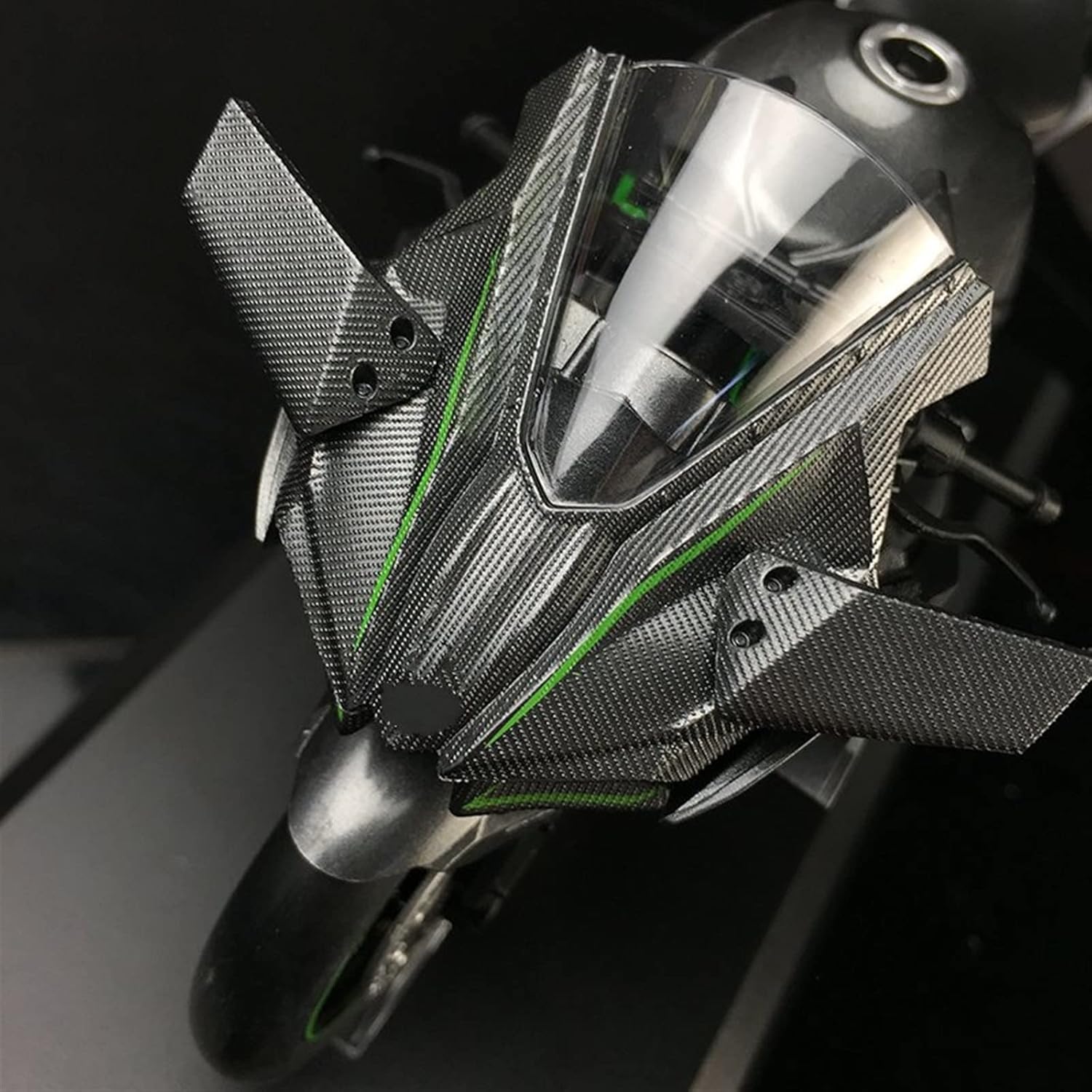 Collection for H2R H2 Alloy Model Motorcycle Birthday Gift Toys Collection 1/12(Carbon Fiber)