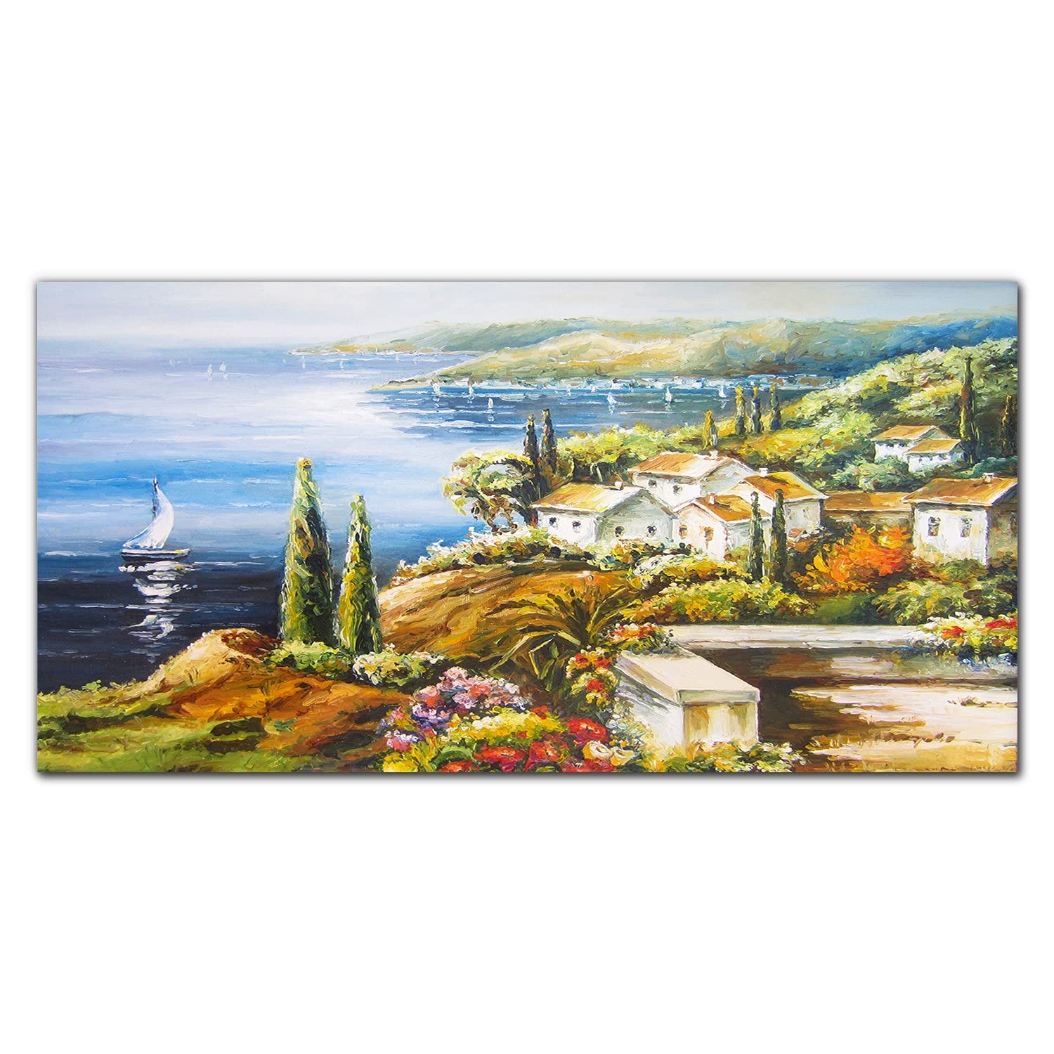 Crédence de cuisine 120x60cm protection murale étanche et robuste en verre