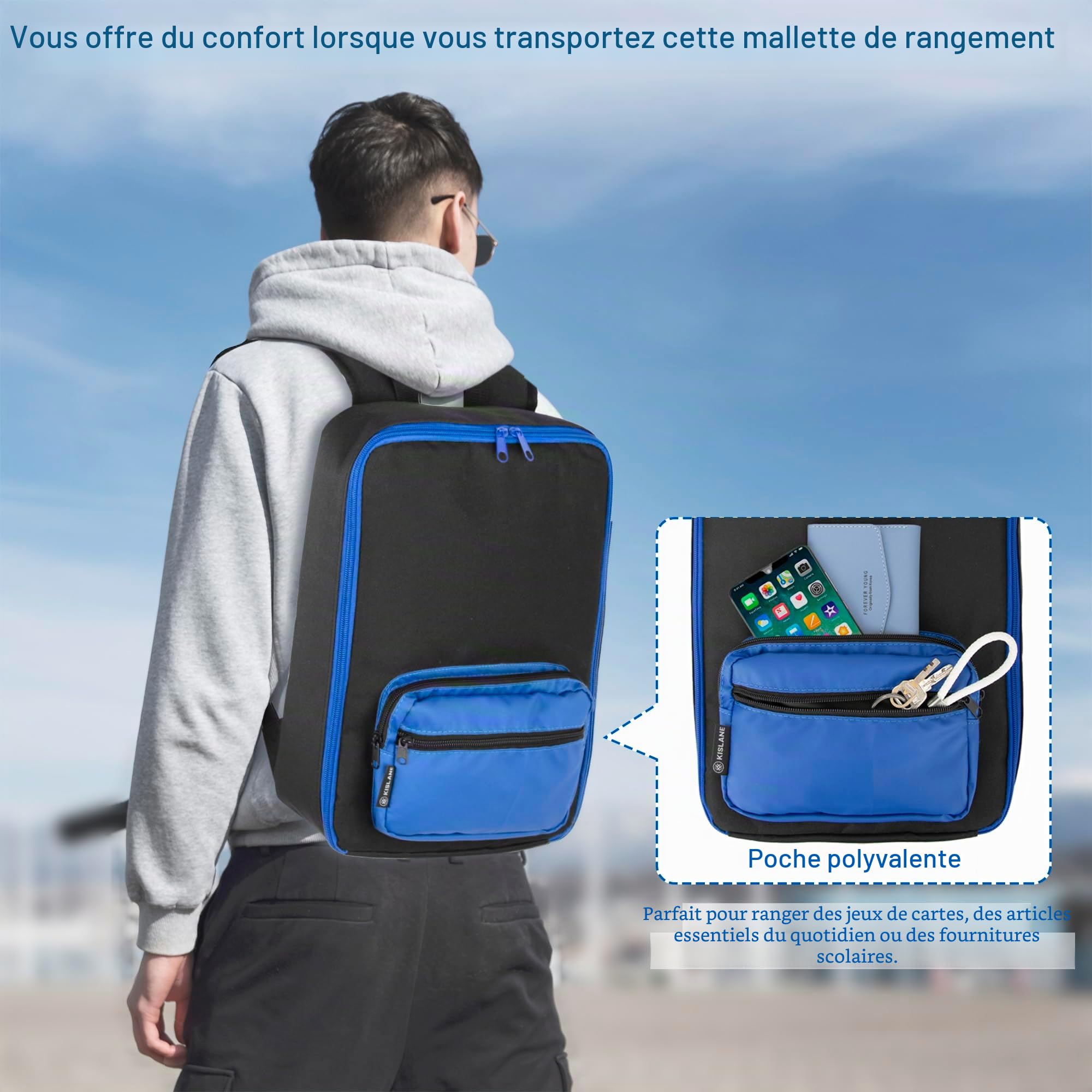 Étui de Transport Portable adapté pour Les Voitures Voitures Jouets ou boîtes d'allumettes, Polyvalent pour 108 Voitures Jouets, Sac de Rangement Robuste à 4 Pages avec Poche Avant (étui
