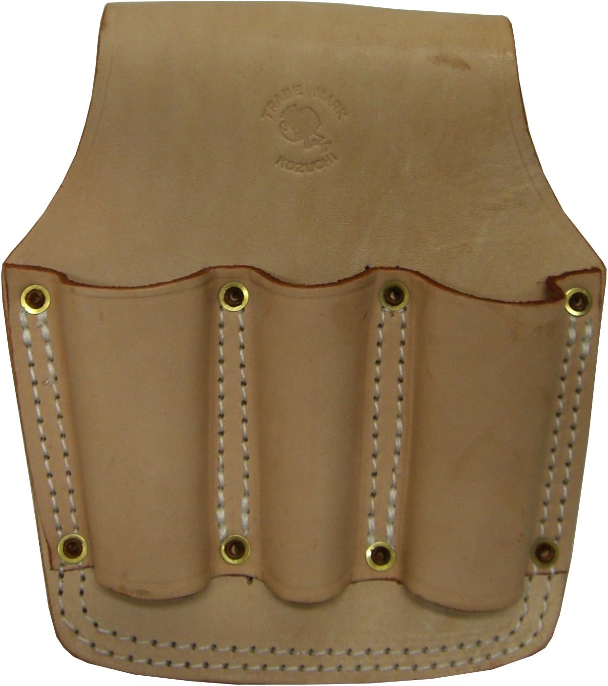 KOZUCHI SP-33 Nume Skin Pliers Inserts, 3 for 8 inches, Double Stitching, Copper Rivet, Embossed