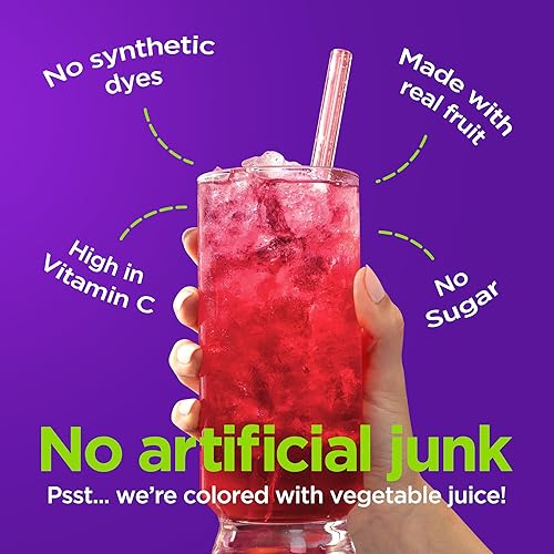 Vista 89 de Stur Potenciador líquido de agua, cereza negra, endulzado naturalmente, alto en vitamina C y antioxidantes, sin azúcar, cero calorías, keto, vegano