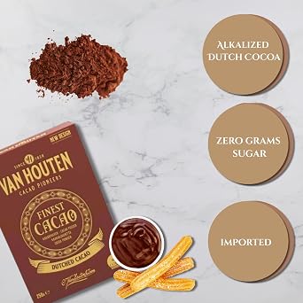 Van Houten Dutched Cocoa 8.8 Ounce Box (Pack of 3)