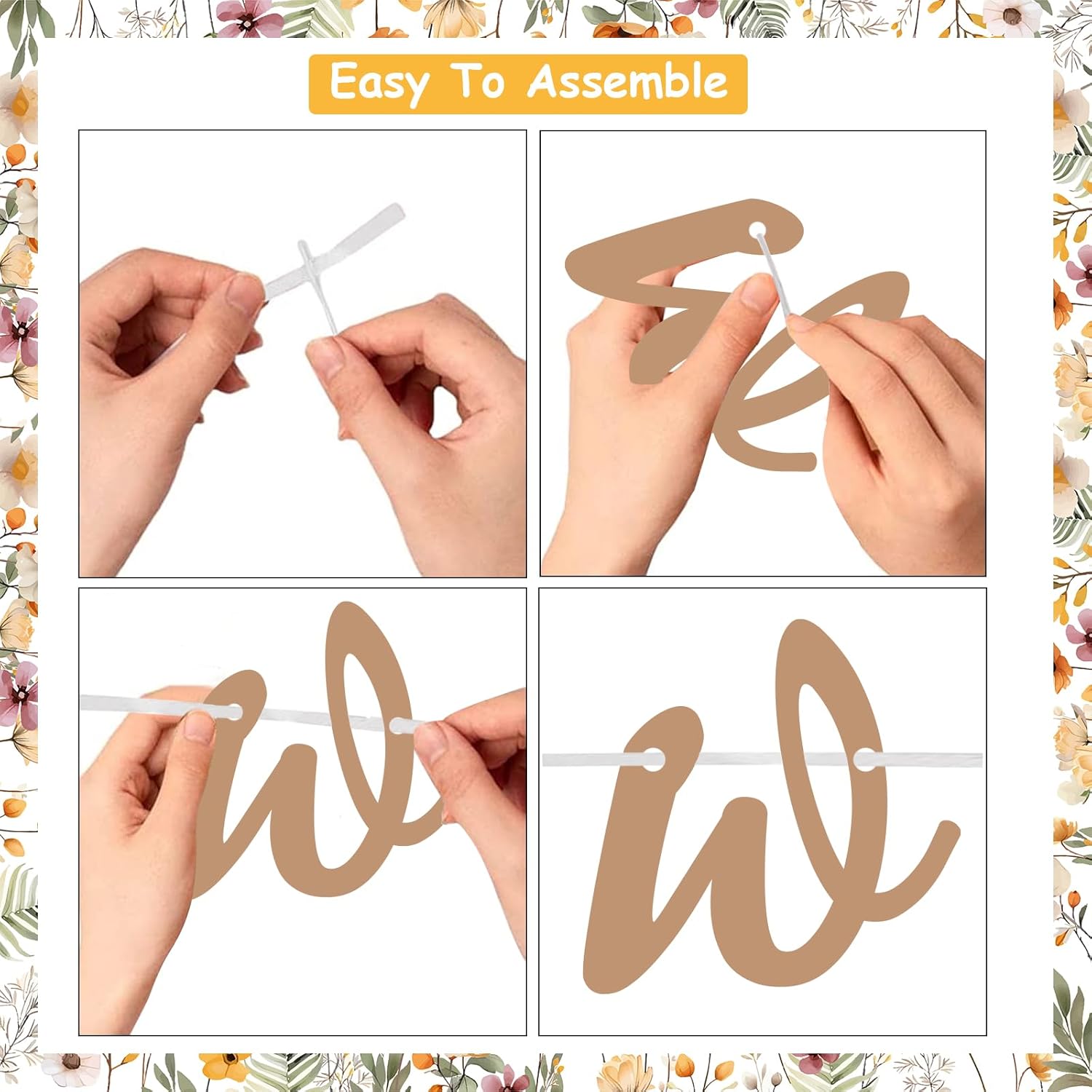 Sursurprise Wildflower 1st Birthday Party Decorations Boho, Spring Floral Our Little Wildflower Is Turning One Girls First Birthday Banner Flowers Sign, Garden Theme 1 One Year Old Bday Decor Supplies