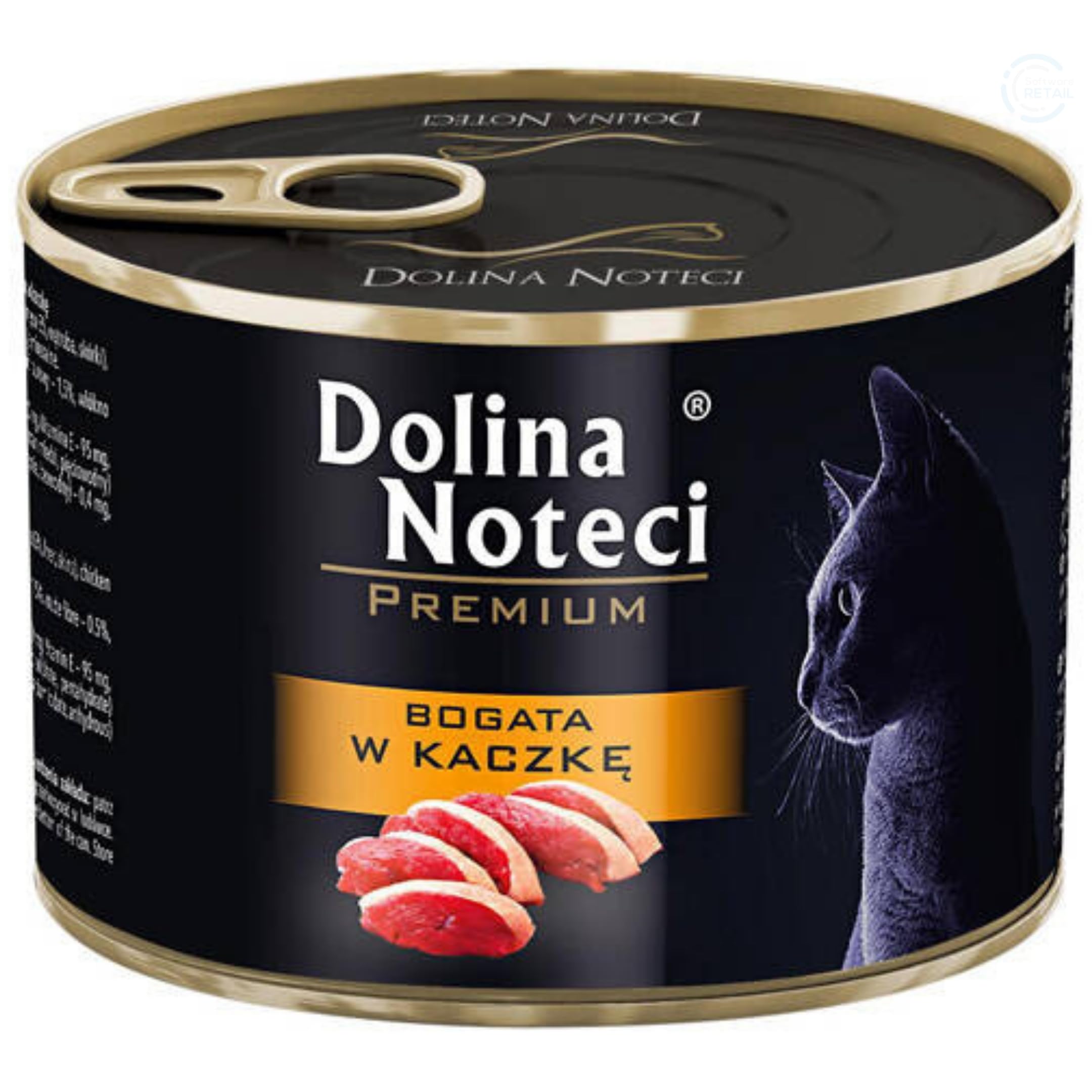 Dolina Noteci No Grain Wet Food for Adult Cats Duck Complete Recipe 4 x 185g Cans